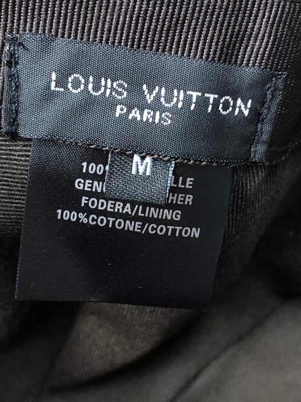 ブランド帽子内部構造